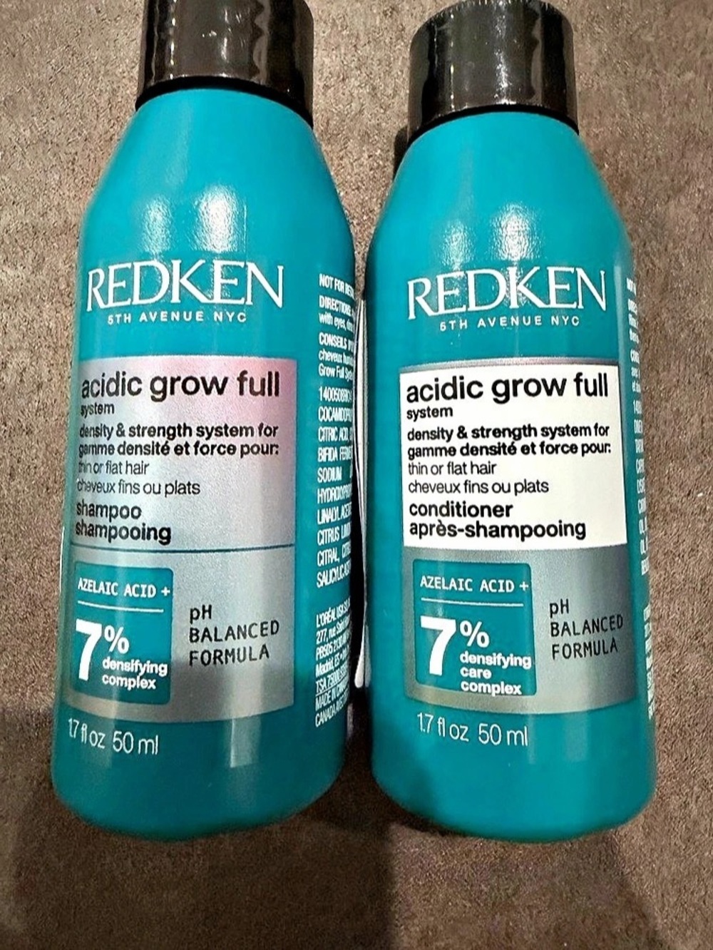 Redken Acidic Grow Full System Travel Size Set Hair Treatment Duo